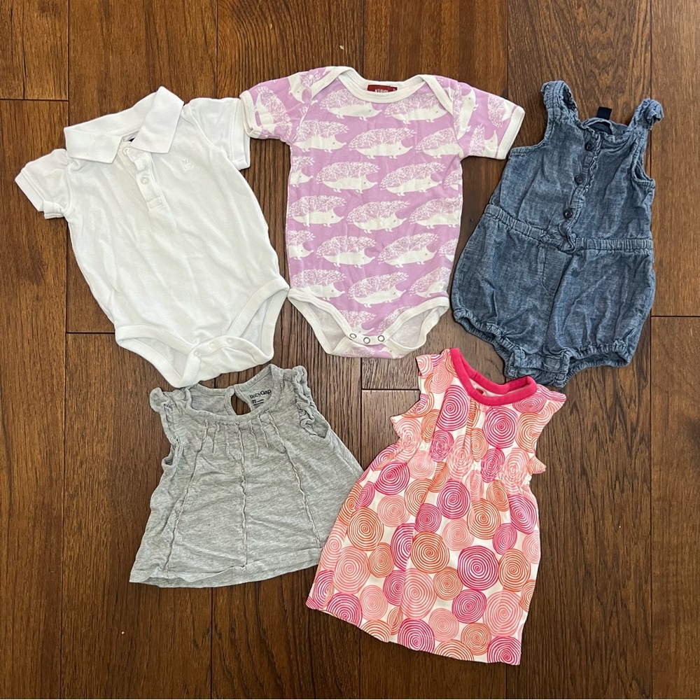 5-piece 6-12m Girl Warm Weather Bundle